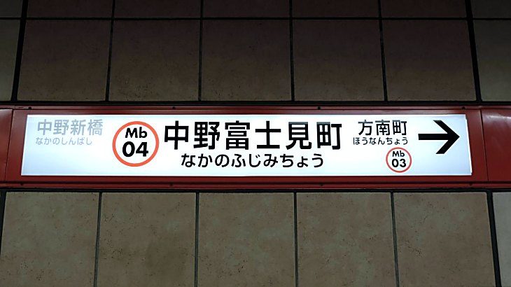 中野富士見町駅